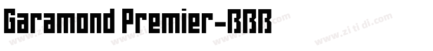 Garamond Premier字体转换